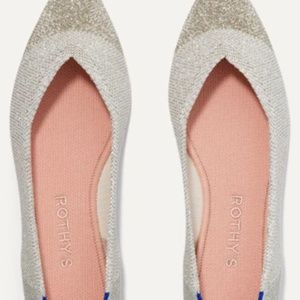 Rothy's The Point - Diamond Metallic